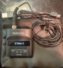 TASCAM DR-10L Pro Digital Audio Recorder With Lavalier Microphone - 32GB SD Card