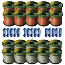 Harmony Car Primary 14 Gauge Power or Ground Wire 2000 Feet 20 Rolls Brown Gray