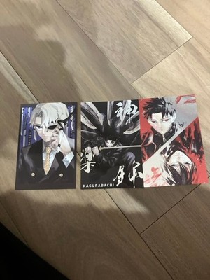 Kagura Bach Flug Special Postcard 3pc Sticker Set 14+ Soft Mascot