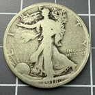 1918-S Walking Liberty Half Dollar 50c - 90% Silver