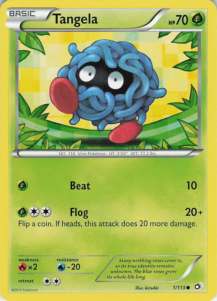 Tangela Common Legendary Treasures 1/113 LP