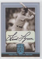 2005 Donruss Greats Platinum Holofoil Signatures /50 Fred Lynn #27 Auto 0oc8