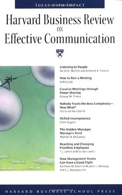 Harvard Business Review on Effective Communication - Ralph G. Nichols