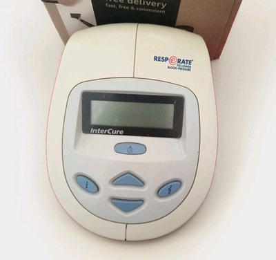 #ad RESPeRATE RS 108 InterCure Blood Pressure Lowering Device with Sensor Belt READ $74.99