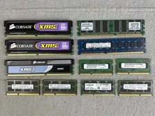 Corsair XMS2/XMS3,Samsung,Crucial By Micron,Timetec,Hynix,Kingston Memory Ram