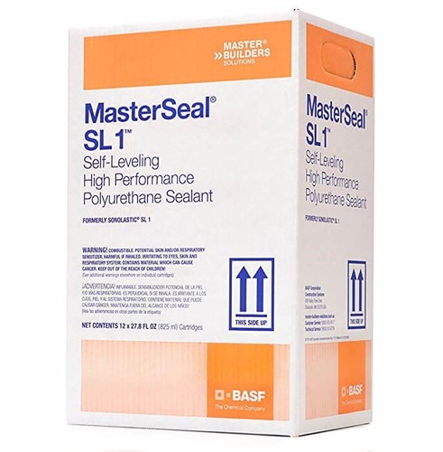 BASF MasterSeal SL1 27.8oz Tubes, Self-Leveling Sealant Case, Limestone ...