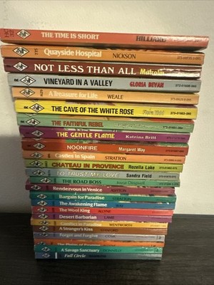 Harlequin Romance Novels Lot of 24 Vintage 1970 s Paperbacks