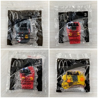 Lot of 4 - # 2 3 5 - 2003 Sega Handheld Games - McDonald Happy Meal Toys