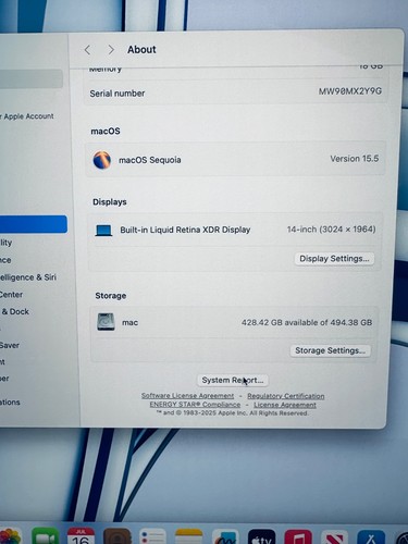 Apple MacBook Pro 14" 2023 M3 Pro 11-Core CPU 14-Core GPU 18GB, 512GB, Sp Black - Afbeelding 20 van 23