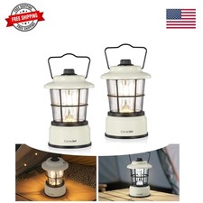 CL1 Mini Dual Light Sources LED Lantern, Retro Style Battery Powered Lamp, Di...