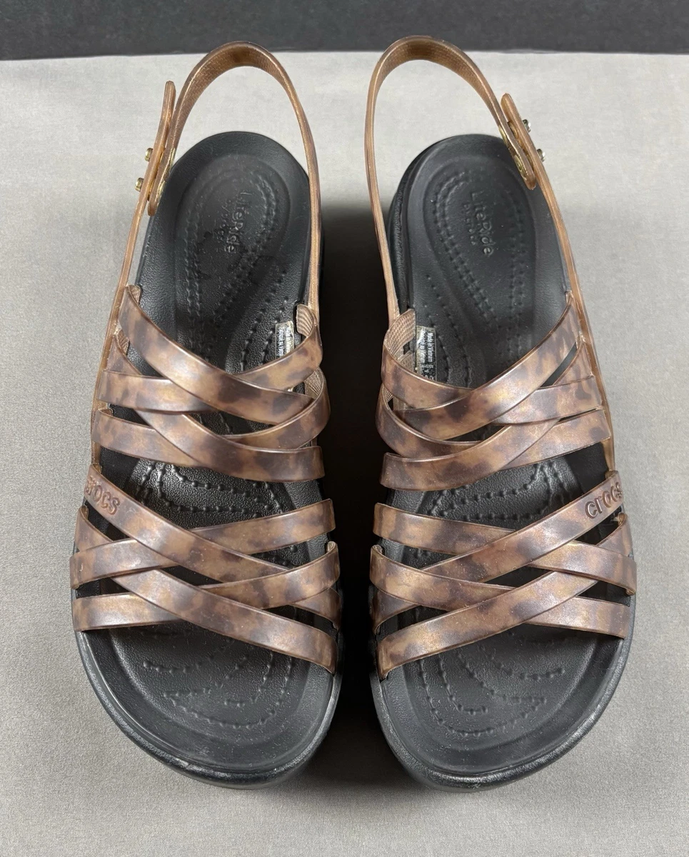 Crocs Animal Print Mid (2-2.9 in) Heel Height Sandals for Women