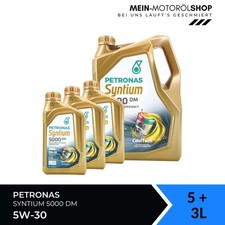 Petronas Syntium 5000 DM 5W-30 SN RN 0710 MB 229.51 Motoröl 5+3 Liter = 8 Liter