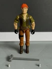 1985 Vintage Hasbro Gijoe Toss N Cross Driver Tollbooth Action Figure Complete