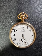 Pocket Watch Ball Waltham 16 size Brotherhood of Locomotive Enginemen Gold Fill