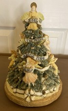 Musical Christmas TREE Angels Rotating Holiday Workshop Plays: 'Hark The Herald'