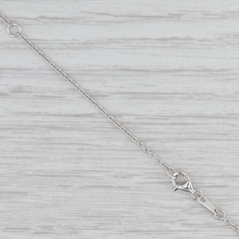 New 1.50ct Lab Grown Diamond Pendant Necklace 14k White Gold 16" 18" E VS1 IGI - Image 4 of 4