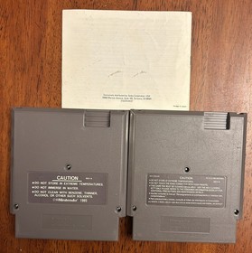 Bugs Bunny Crazy Castle and Bugy Bunny Birthday Blowout NES Nintendo Lot manual