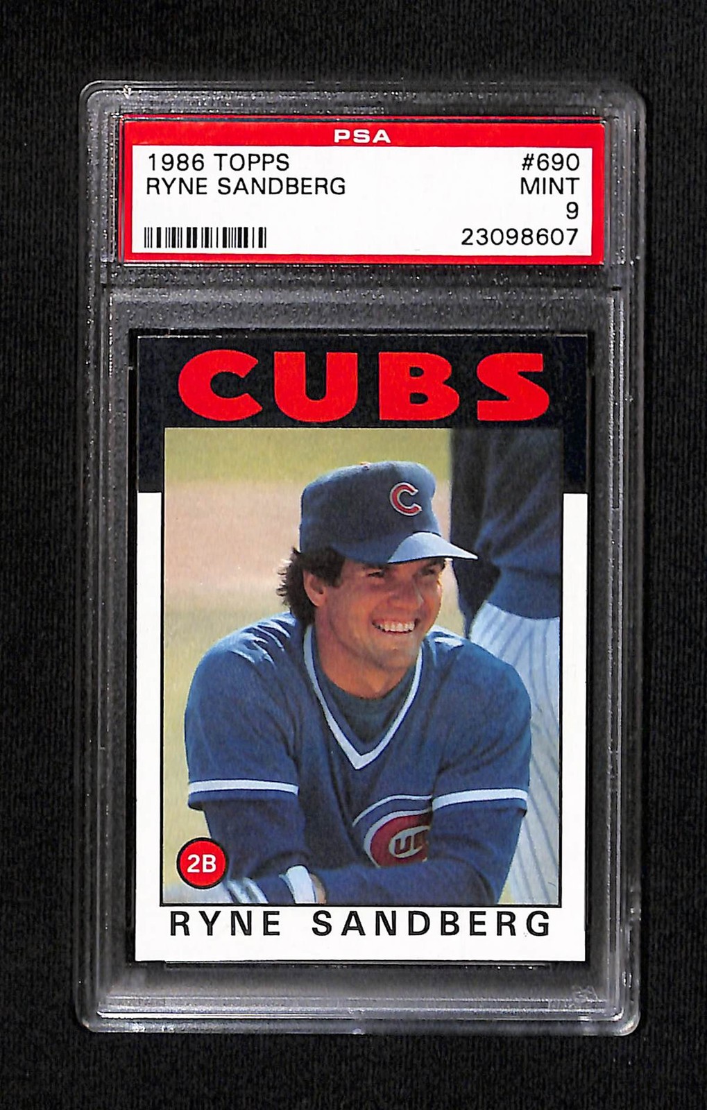 Ryne Sandberg 1986 Topps #690 PSA 9