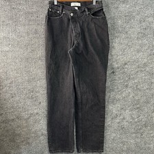 Abercrombie and Fitch Jeans Women  s 4 The Dad High Rise Curve Love Black