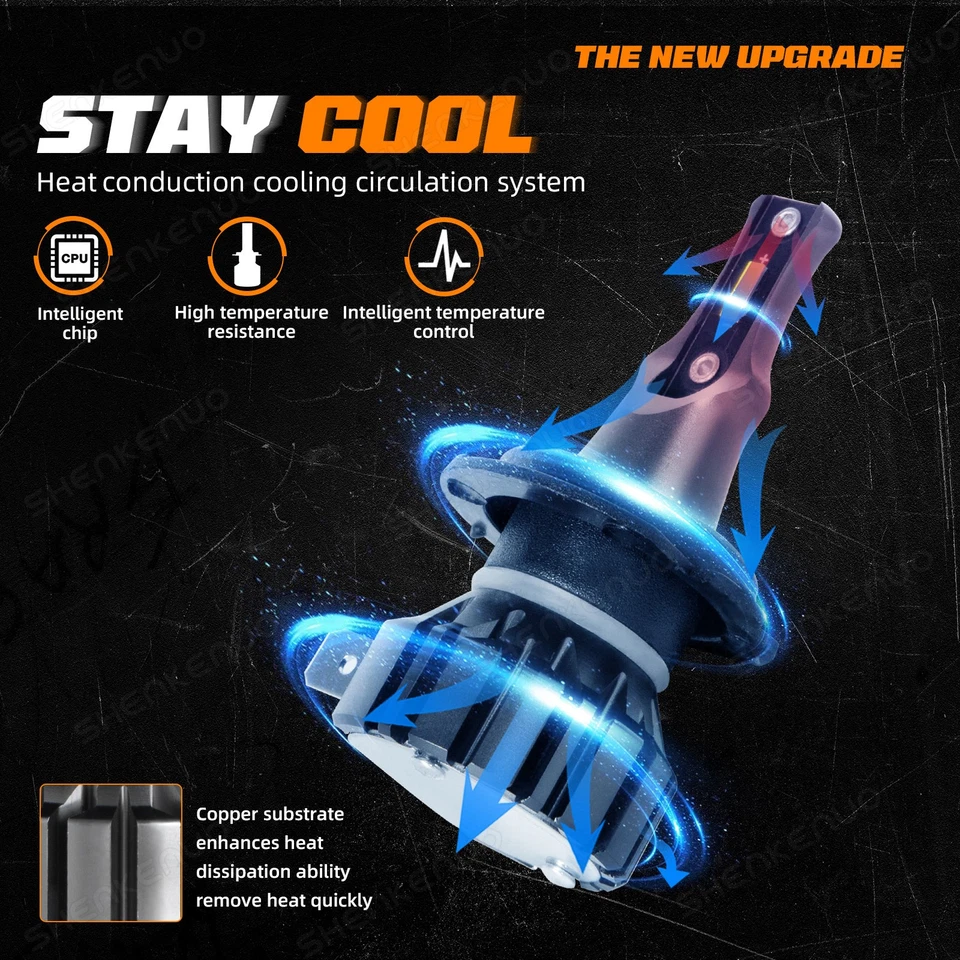 Combo 4x H7+H7 LED faros blanco frío 6500K para BMW Z4 2003 2004-2008 Foto 4 de 4