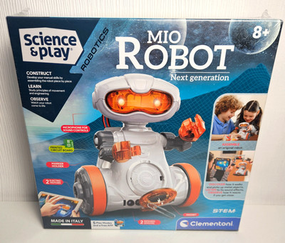 Clementoni Mio The Robot Interaktiver MINT-Lernroboter mit App
