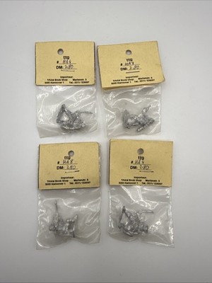 Necromunda House Cawdor Leader Autopistol Chainsword Gang 90s Metal 4 Stück Ovp
