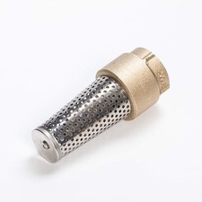 Brass/Stainless Steel 1-1/4" Foot Valve