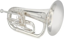 Yamaha YEP-202MS Marching Euphonium - Silver-plated