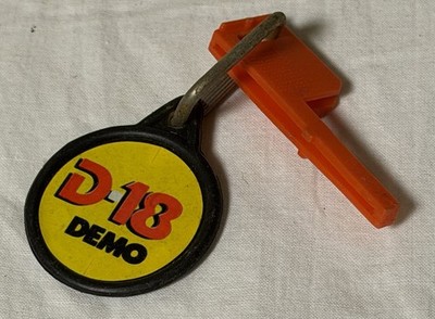 Vintage 1980 Kidco D-18 DEMO Key & Keychain Only - No Car