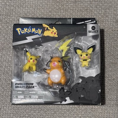Pokemon Evolution Multi-Pack Pikachu Raichu Pichu 3-Pack Sealed