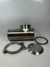 True Clean PR-CT-40E  4" S/S316 Product Recovery Catcher EPDM Tri-Clamp - NOS