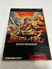 Breath of Fire - Instruction Booklet (Super Nintendo Entertainment System)