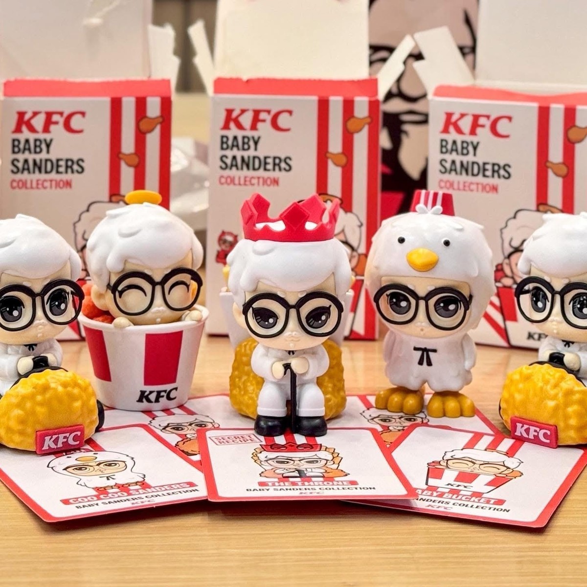 KFC Baby Sanders Figures Collection Blind Box Thailand Exclusive