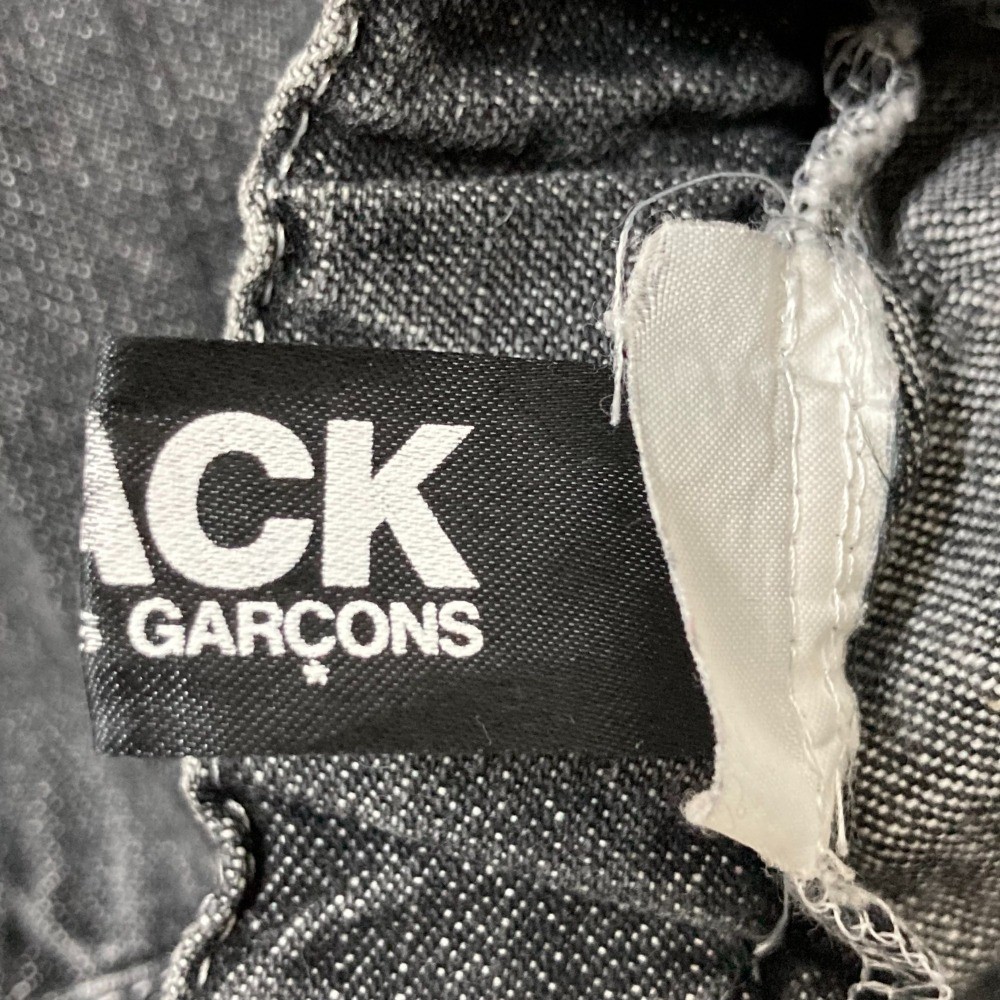 BLACK COMME des GARCONS Penguin Sarouel Denim Pants Size S Black Women USED