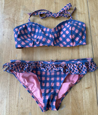 Marc by Marc Jacobs Women  s Large Bubblegum Bikini Set Swimwear