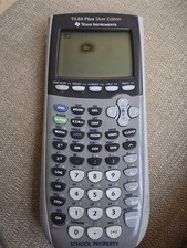 Texas Instruments TI-84 Plus Silver Edition Graphing Calculator LCD Display