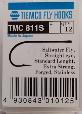 Tiemco TMC 811S 12Stck. Fliegenhaken Salzwasserfliegenhaken Meerforellenhaken