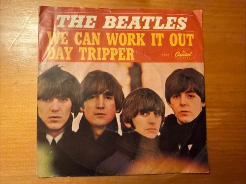 The Beatles – We Can Work It Out/Day Tripper 1965 Capitol 5555 45 7” Vinyl VG+