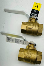 2 pack Apollo 1 in. Lead-Free Brass FNPT x FNPT Full-Port Ball Valve