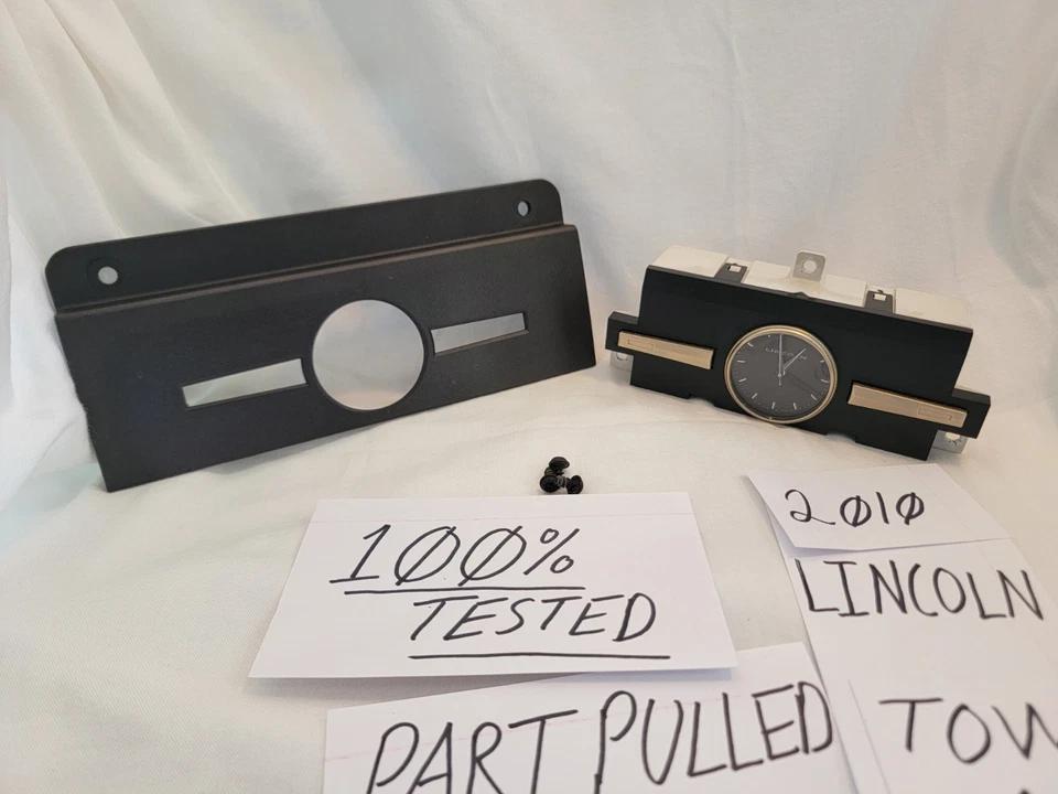 2010 Lincoln Town Car OEM Clock (NEW Light!) - Image 3 of 4