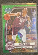 2024-25 Bowman University Chrome - Riley Kugel #70 Green Shimmer Refractor (RC)
