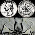 1952 RECUT FEATHERS VP-001 Washington Quarter Proof Uncirculated