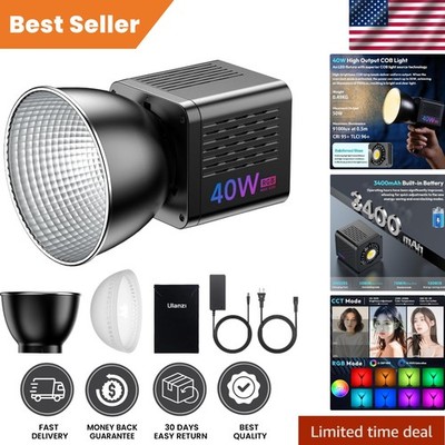 Adjustable Color Temperature LED Video Light for Stunning Photography Impact