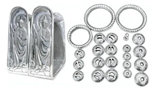 Herraje Para Montura Charra San Judas LUXURY Saddle Aluminum Kit Fittings MEXICO