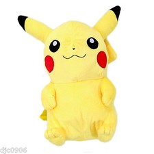 Pokemon Pikachu 18" Plush Backpack Back Pack Tote Bag by Nintendo -NEW withTags