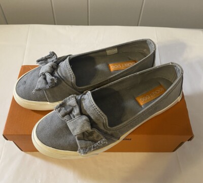 Rocket Dog Women’s Slip On Shoe Size 7M Clarita Beach Gray Canvas Cotton 