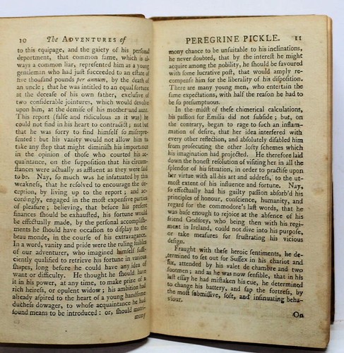 The Adventures of Peregrine Pickle - Tobias Smollett - 1751 - 1st Edition Rare - Foto 15 di 21