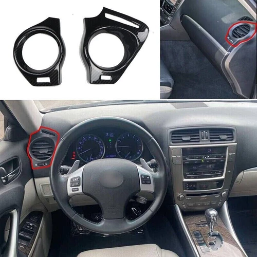 For Lexus IS F 250 350 2006-13 Carbon Fiber Interior Door Armrest Panel Trim - Bild 7 von 10