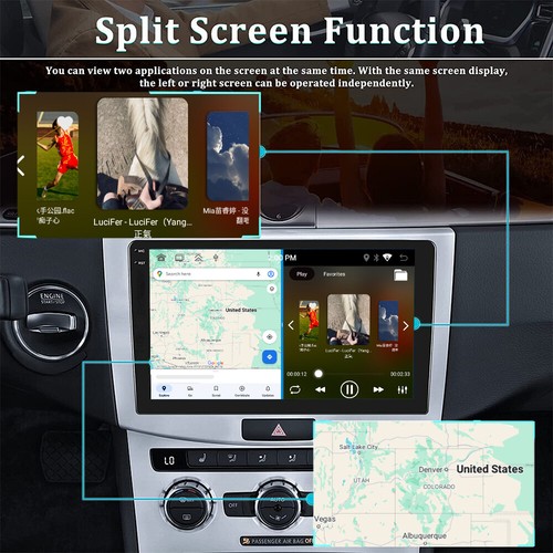 8Core 9"/10.1" Android 13 Car Radio Androidauto Stereo Carplay Player GPS WiFi - Picture 12 of 12