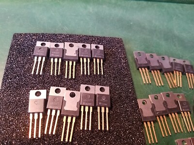 LM337T MOT ADJ OUTPUT NEGATIVE VOLTAGE REGULATOR 1.5A Gold Leads Lot Of 5 Each